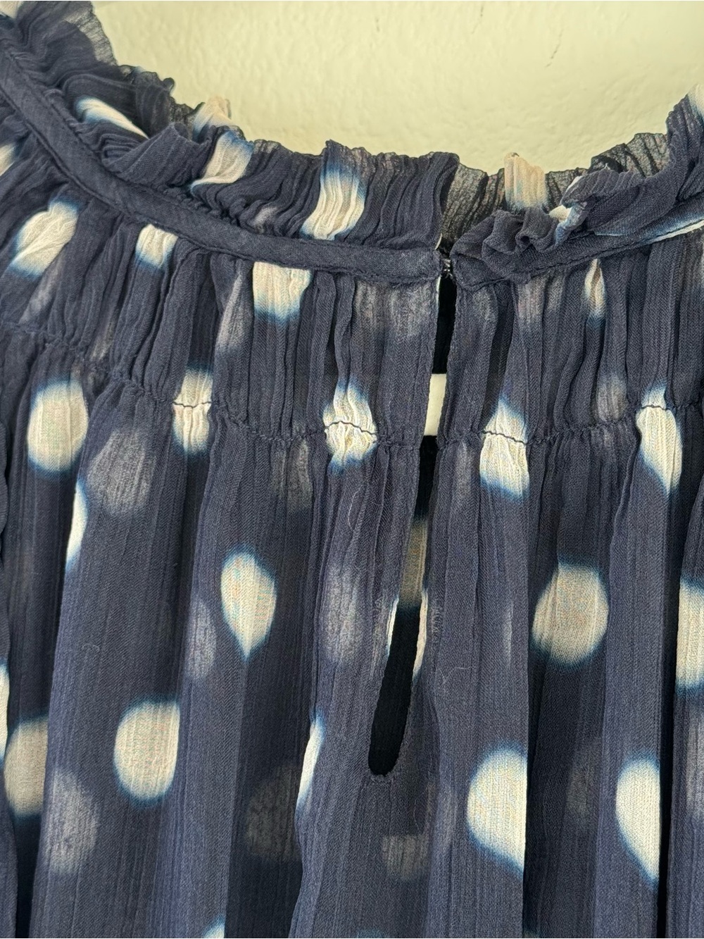 J.Crew Crinkle Chiffon Smocked Top - Picture 10 of 12